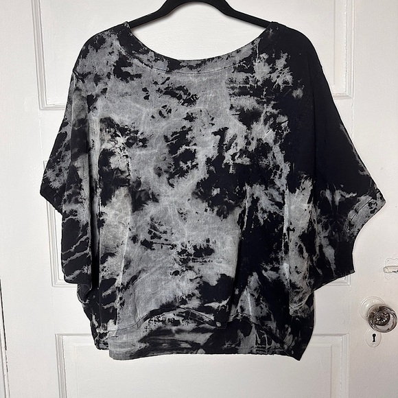Schmatta Chic 100% Cotton Tie Dye Dolman Sleeve Top Relaxed Flowy Lagenlook SM - Picture 16 of 17